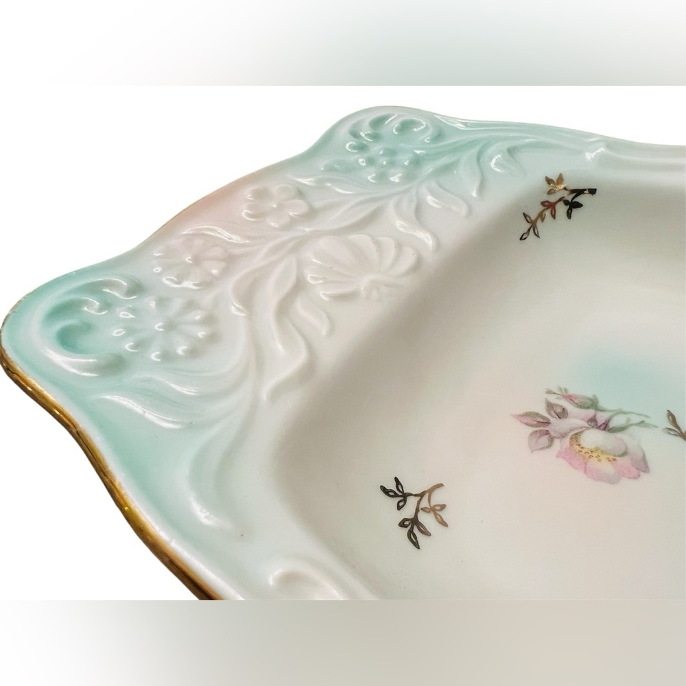 Bavaria Schumann Arzberg “Wild Rose” Rectangular Celery Dish - Picture 3 of 6
